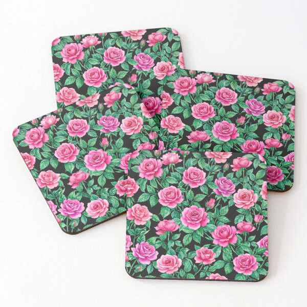 Item preview, Pink Roses Watercolor Seamless Floral Pattern designed and sold by Owcomm.
