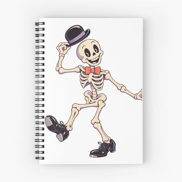 Item preview, Skeleton Tap Dancer Taking a Bow designed and sold by Drip stamp.