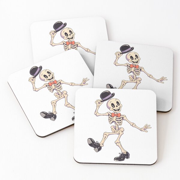 Item preview, Skeleton Tap Dancer Taking a Bow designed and sold by Drip stamp.