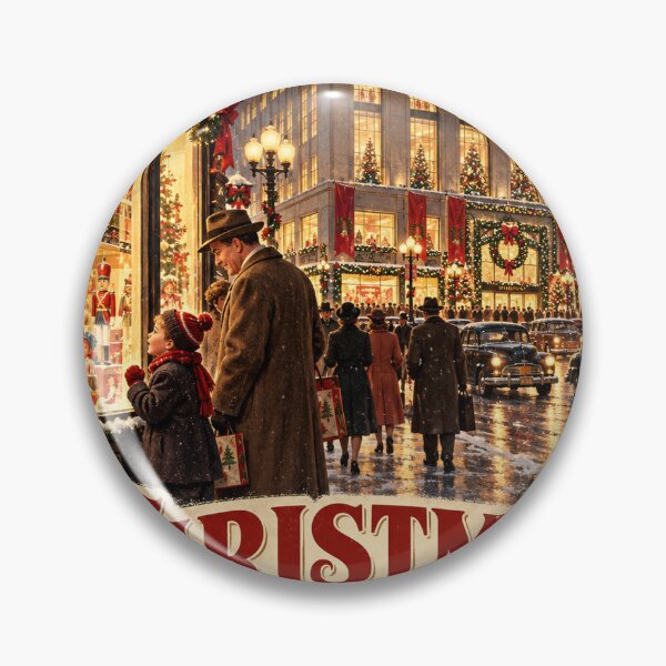 Artikelvorschau, Weihnachten in der Market Street – Bamberger’s Newark, New Jersey entworfen und verkauft von Past in Threads.