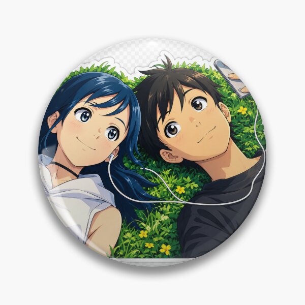 Item preview, Cute Anime Couple Sticker – Romantic Anime Art, Kawaii Love Gift & Aesthetic Sticker designed and sold by ArthaGhoshStudio.