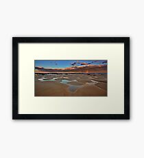 Bar Beach Panorama Framed Print