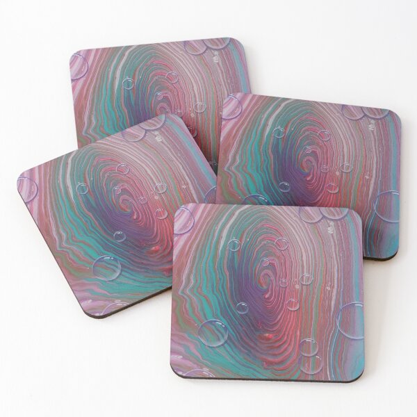 Item preview, Effervescence II | Vibrant Metallic Bubble Pour Fluid Art designed and sold by SdrennanArt.