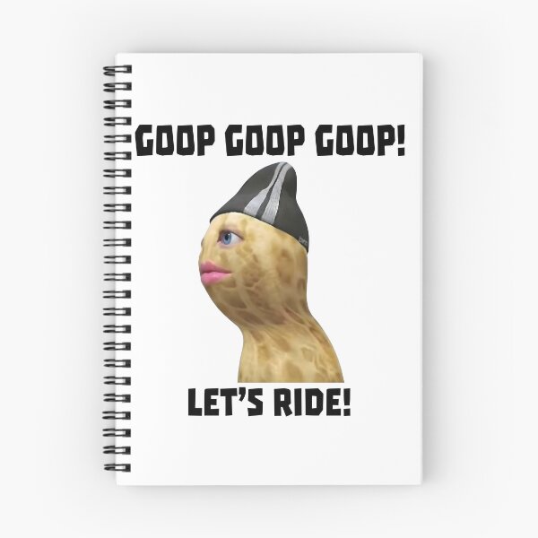 Item preview, Goop Goop Let's Ride Peanut Photo Black designed and sold by vynliazarthar.