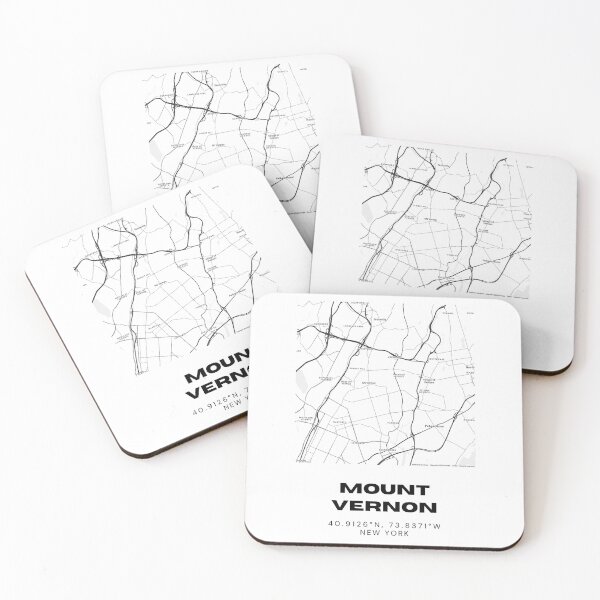 Item preview, Mount Vernon New York Map, Minimalist City Map Art designed and sold by RM-Journey.