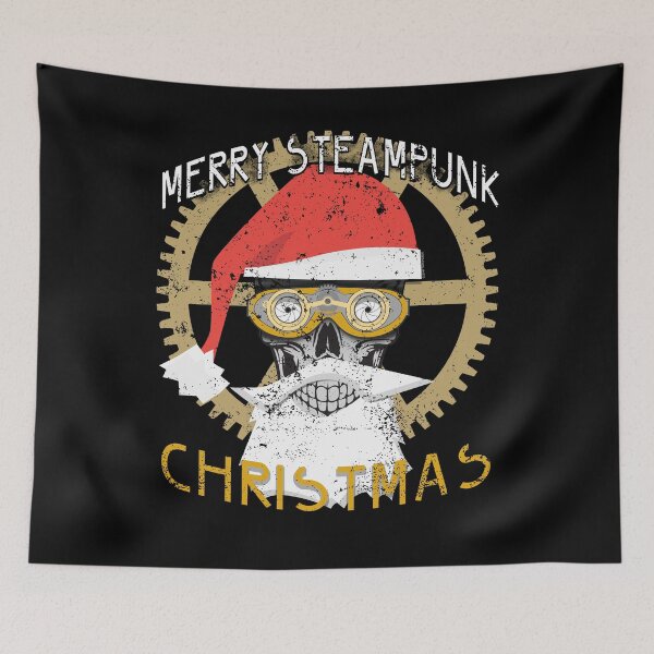 Item preview, Merry Steampunk Christmas Clothing Skull designed and sold by shoppzee.