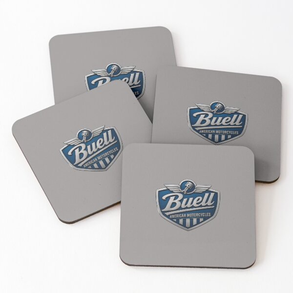 Item preview, Buell-American-Motorcycles-Logo-Silver-Blue-Oval designed and sold by BenjamNeumann.