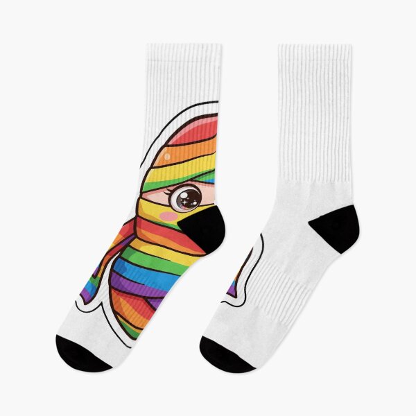 Item preview, Friendly Mummy in Rainbow Bandages designed and sold by StateofQueer.