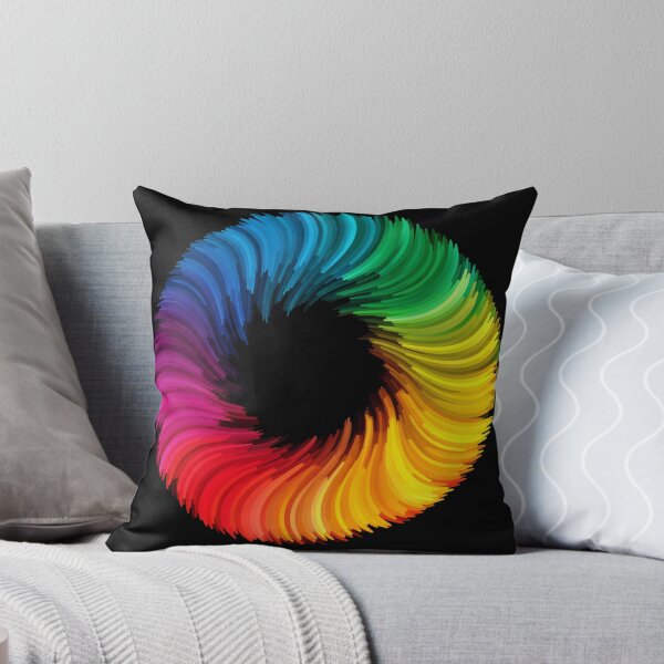 Item preview, Rainbow Flow – Colorful Abstract Ring Art designed and sold by MyMerryMary.