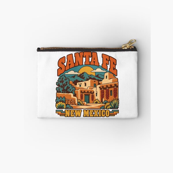 Item preview, Regalo de Santa Fe - Arte de viaje vintage de Santa Fe, Nuevo México designed and sold by RedRubyBubble.