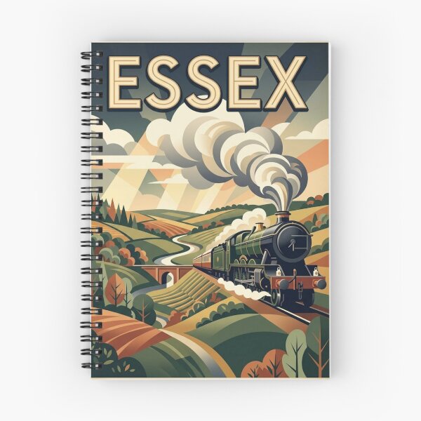 Item preview, Essex Connecticut Vintage Steam Train Travel Poster designed and sold by Eclipse 3699.