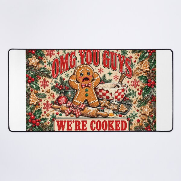 Item preview, Funny Christmas Gingerbread Man Baking Disaster designed and sold by EmylyWoods.