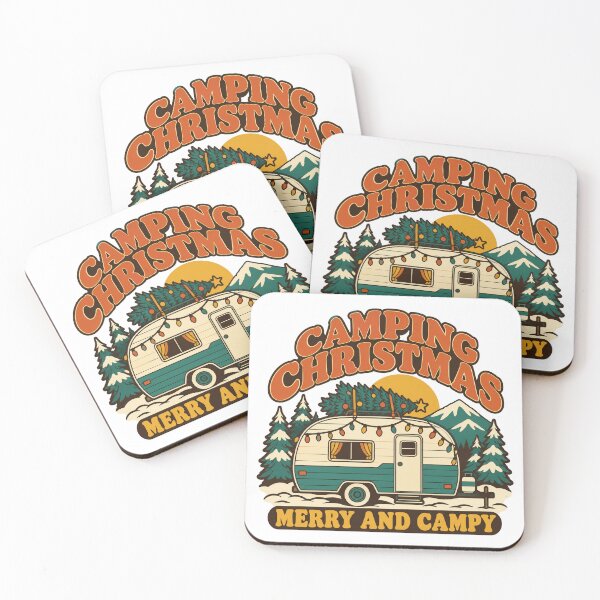 Item preview, Camping Christmas Gift - Merry And Campy designed and sold by RedRubyBubble.