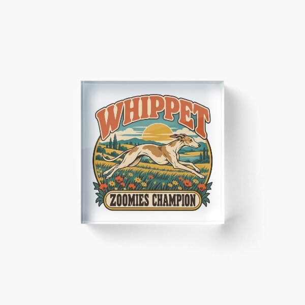 Item preview, Whippet Gift - Zoomies Champion designed and sold by RedRubyBubble.