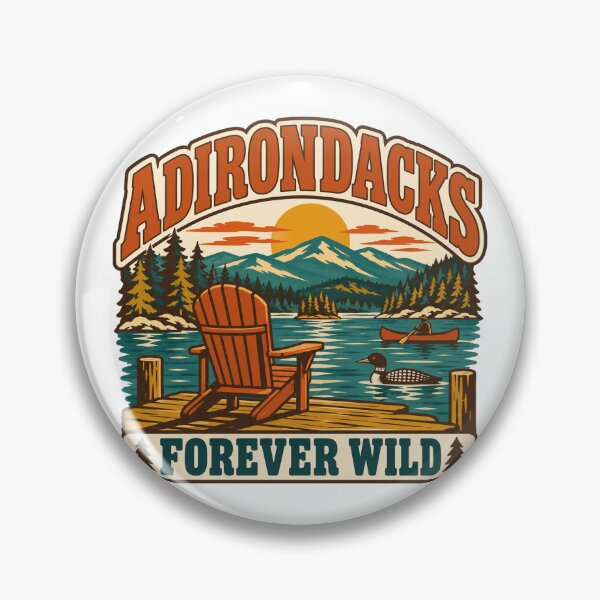 Item preview, Adirondacks Gift - Forever Wild designed and sold by RedRubyBubble.