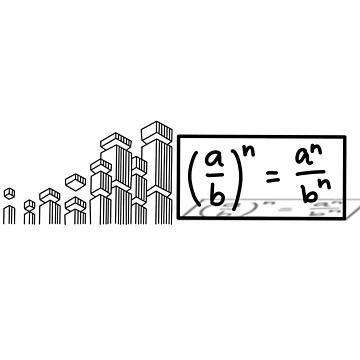 Artwork thumbnail, Geometric Math Design – Abstract Mathematics Symbol by Exclusive22