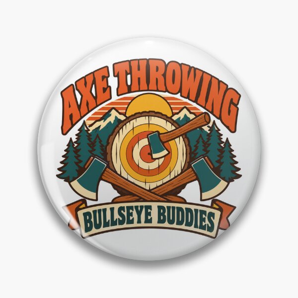 Artikelvorschau, Geschenk für Axtwerffans – Bullseye Buddies entworfen und verkauft von RedRubyBubble.