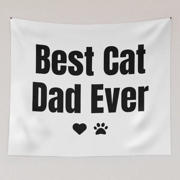 Item preview, Best Cat Dad Ever designed and sold by KaiWaiGallery.