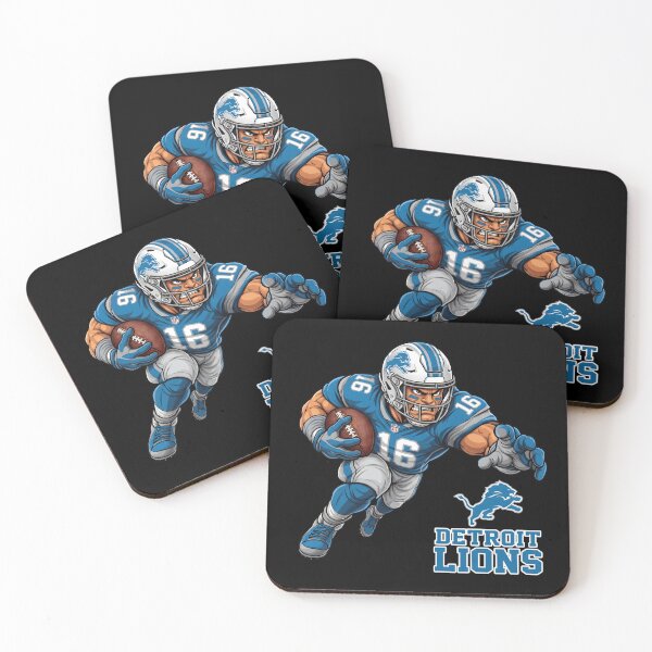 Item preview, Detroit Lions  Player Running Back Football Fan Art designed and sold by duytmstevesbot.