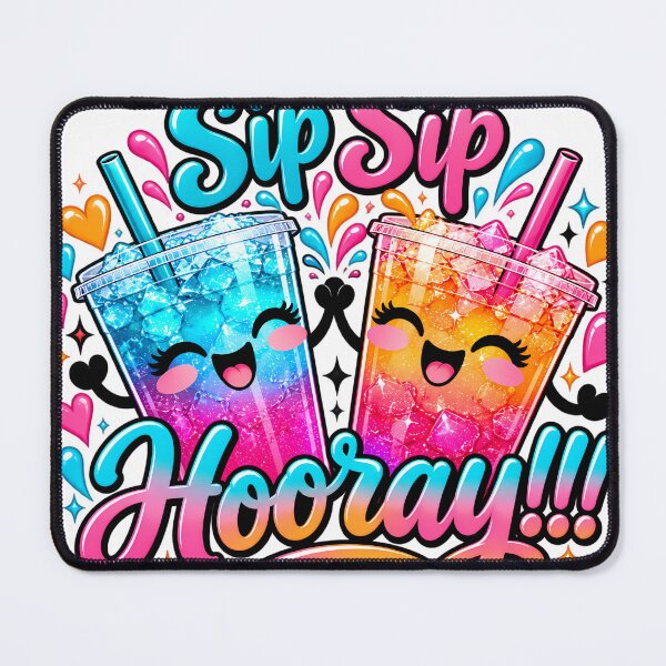 Item preview, Sip Sip Hooray Iced Drinks designed and sold by RedPandaDawg.