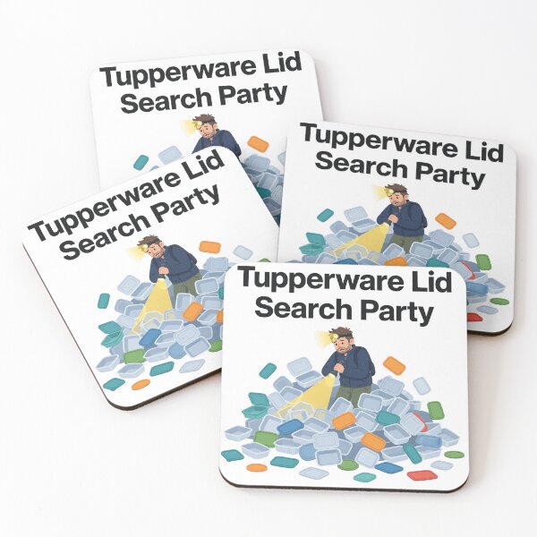 Item preview, Tupperware Lid Search Party designed and sold by DaFoox.