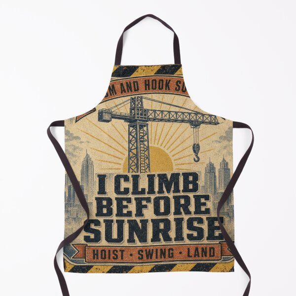 Item preview, I Climb Before Sunrise Emblema Gruista de Torre designed and sold by BoosterShop.