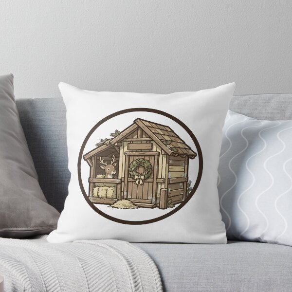 Item preview, Retro Reindeer Stable Badge Sticker — Vintage Christmas Gift designed and sold by TMS-Studio.