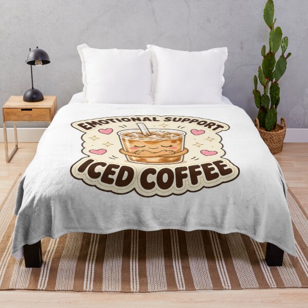 Item preview, Emotional Support Iced Coffee Cute Kawaii Cup designed and sold by plam50.