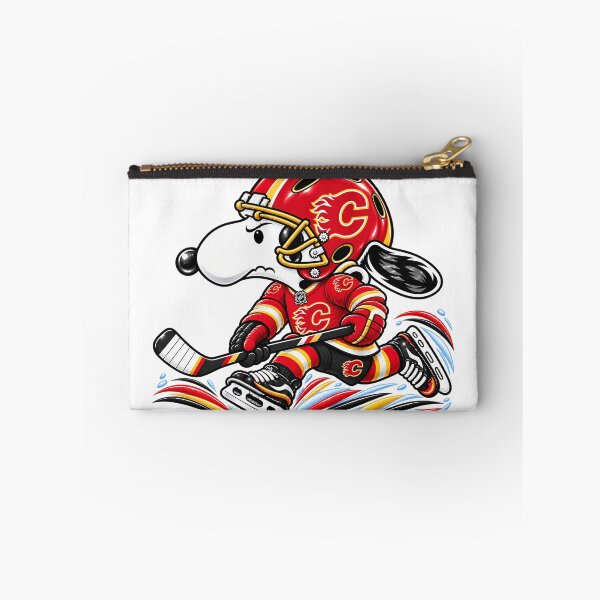Item preview, Calgary Flames Ice Hockey Team Funny Snoopy Player designed and sold by hillishugo.