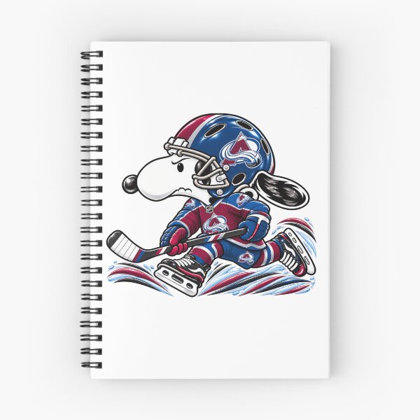 Item preview, Colorado Avalanche Ice Hockey Team Funny Snoopy Player designed and sold by hillishugo.