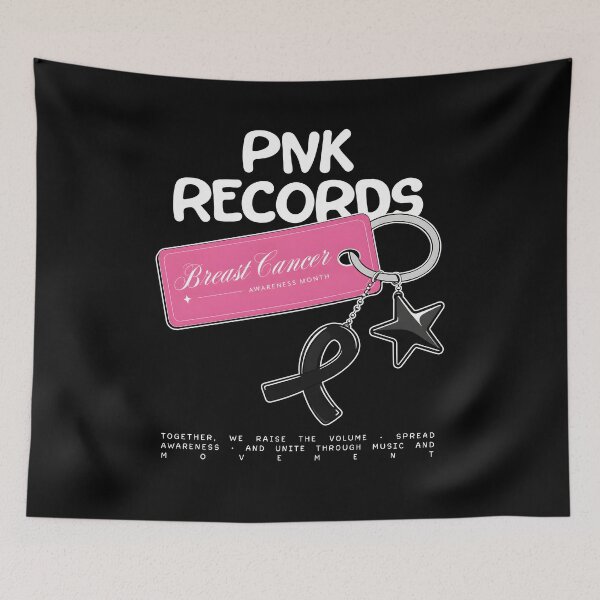Item preview, Pink Records Breast Cancer Awareness Design designed and sold by MeganPayne12.