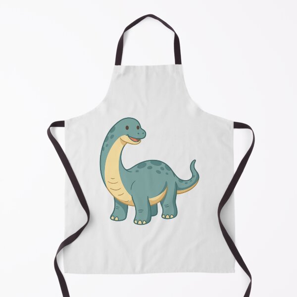 Item preview, Smiling Teal Long Neck Sauropod Dinosaur Illustration designed and sold by zan-mf.