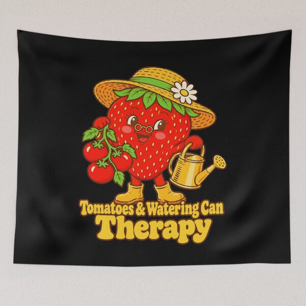 Item preview, Tomatoes And Watering Can Gardening Therapy designed and sold by MeganPayne12.