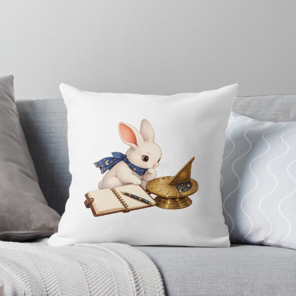 Item preview, Rabbit Astronomer with a Sundial designed and sold by JS Creative Studio.