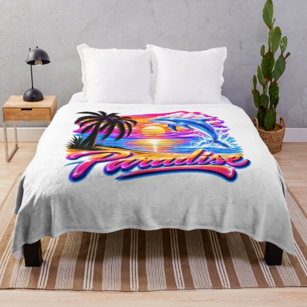 Item preview, Vintage Y2K Airbrush Beach Paradise designed and sold by Hedoraxe.