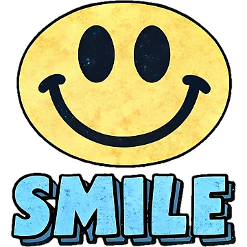 Artwork thumbnail, Yellow Smiley With Blue Lettering by Benjamin9461