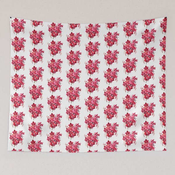 Item preview, Red Orchid Flower | Elegant Botanical Floral Art designed and sold by Mandayartstudio.