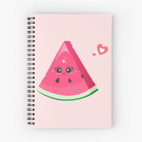 Item preview, Cute Kawaii Watermelon Slice - Happy Summer Fruit with Love Hearts designed and sold by DUBAN CRAFT.