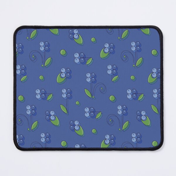 Item preview, Berry floral - Dark blue seamless pattern designed and sold by Charo Debarnot.
