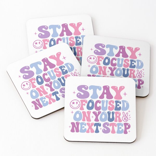 Item preview, Stay Focused On Your Next Step Motivational Inspirational Goal Setting Mindset designed and sold by JonesFlora2025.