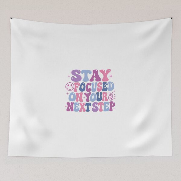 Item preview, Stay Focused On Your Next Step Motivational Inspirational Goal Setting Mindset designed and sold by JonesFlora2025.