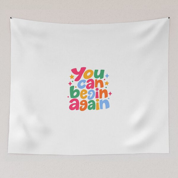 Item preview, You Can Begin Again New Beginning Inspiration Positivity Encouragement designed and sold by JonesFlora2025.