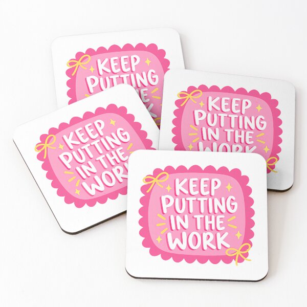 Item preview, Keep Putting In The Work Motivational Inspirational Design designed and sold by JonesFlora2025.
