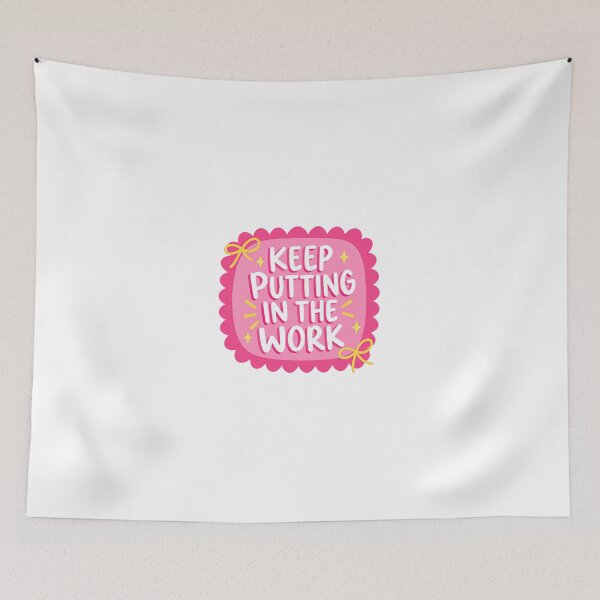 Item preview, Keep Putting In The Work Motivational Inspirational Design designed and sold by JonesFlora2025.