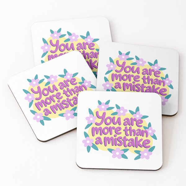Item preview, You Are More Than A Mistake Self Worth Motivational Affirmation designed and sold by HumansStuck12.