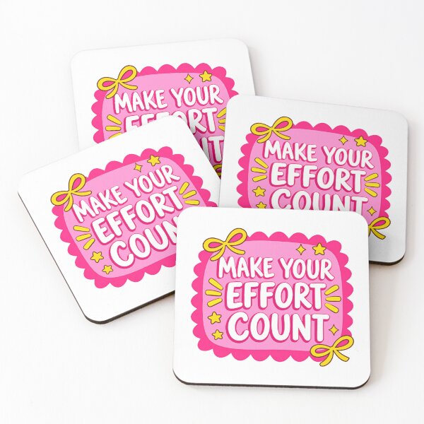 Item preview, Make Your Effort Count Motivational Quote Inspirational Success designed and sold by SkeletonsDanger.
