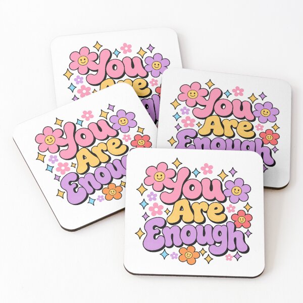 Item preview, You Are Enough Positive Affirmation Self Love Mental Wellness Empowering Message designed and sold by JonesFlora2025.