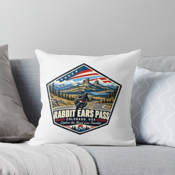 Item preview, Rabbit Ears Pass Colorado USA Explore The Road Less Traveled Motorcycle Rider Adventure Travel designed and sold by ManilStuck237.