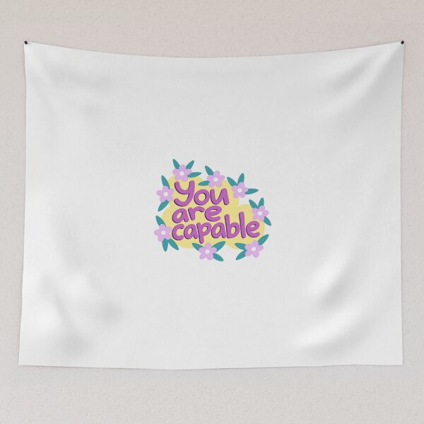 Item preview, You Are Capable Motivational Affirmation Empowerment designed and sold by JonesFlora2025.