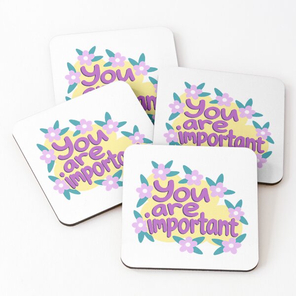Item preview, You Are Important Positive Affirmation Self Love Motivation designed and sold by HumansStuck12.